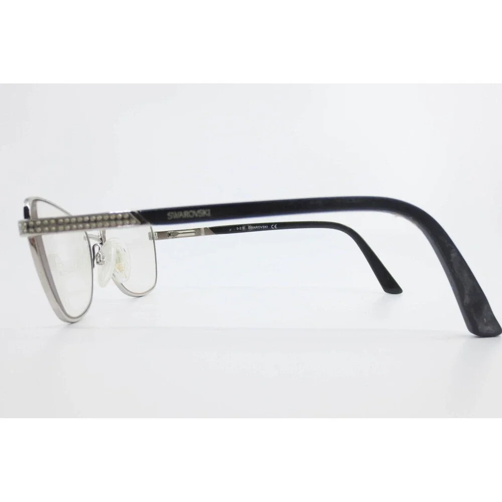 Swarovski SK5150-3 Silver Crystal Embellished Cat Eye Eyeglasses 016 53-16-135